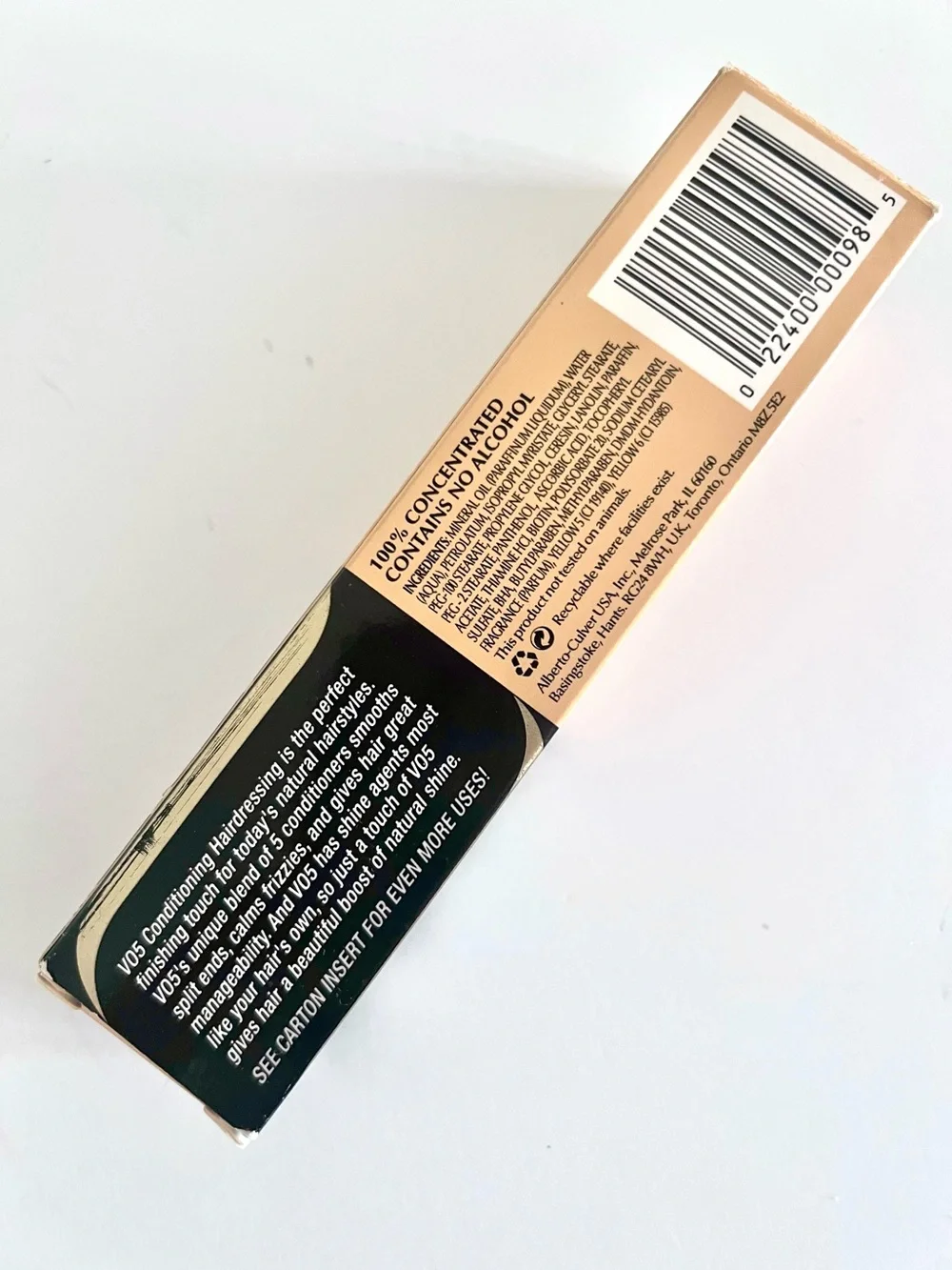 Vintage 1999 Alberto VO5 Conditioning Hairdressing - Extra Body (1.5 oz)
